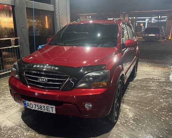 Красный Киа Соренто, объемом двигателя 2.5 л и пробегом 264 тыс. км за 8100 $, фото 1 на Automoto.ua