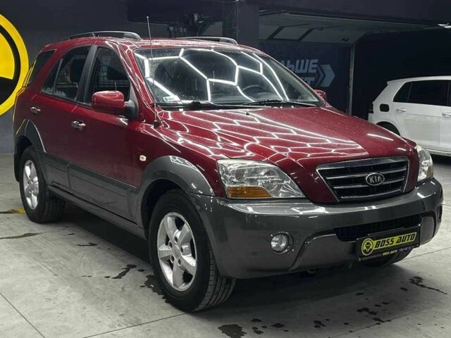Красный Киа Соренто, объемом двигателя 2.5 л и пробегом 234 тыс. км за 9400 $, фото 1 на Automoto.ua