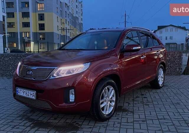 Красный Киа Соренто, объемом двигателя 2.4 л и пробегом 118 тыс. км за 12800 $, фото 1 на Automoto.ua
