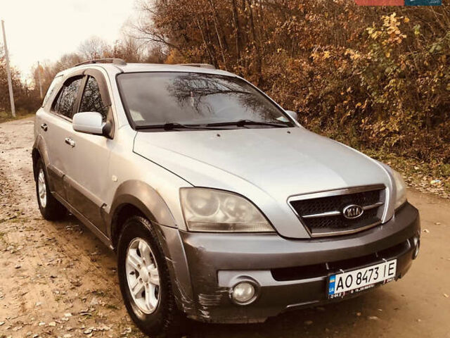 Серый Киа Соренто, объемом двигателя 2.5 л и пробегом 280 тыс. км за 4850 $, фото 1 на Automoto.ua