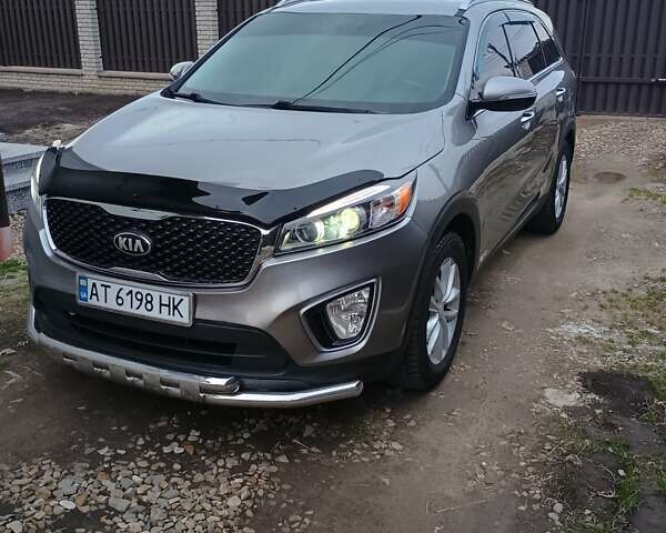 Серый Киа Соренто, объемом двигателя 2.4 л и пробегом 170 тыс. км за 14950 $, фото 1 на Automoto.ua