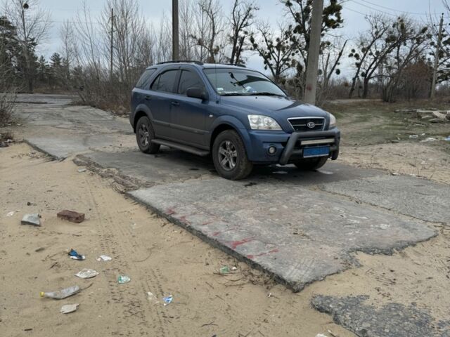 Синий Киа Соренто, объемом двигателя 2.4 л и пробегом 218 тыс. км за 3500 $, фото 1 на Automoto.ua
