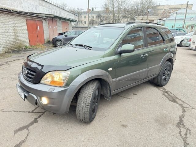 Зеленый Киа Соренто, объемом двигателя 2.5 л и пробегом 300 тыс. км за 3750 $, фото 1 на Automoto.ua