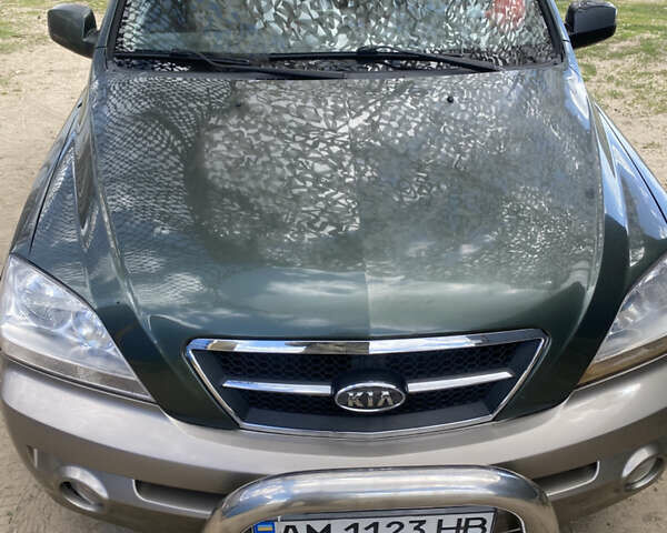 Зеленый Киа Соренто, объемом двигателя 3.5 л и пробегом 180 тыс. км за 6050 $, фото 1 на Automoto.ua