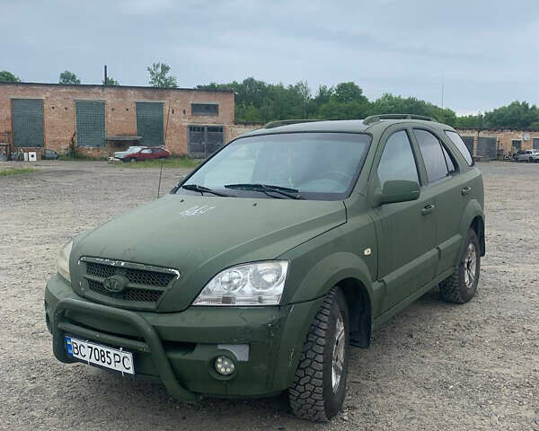 Зеленый Киа Соренто, объемом двигателя 2.5 л и пробегом 333 тыс. км за 2700 $, фото 1 на Automoto.ua