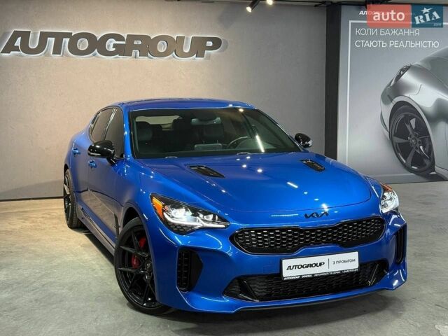 Синий Киа Stinger, объемом двигателя 3.34 л и пробегом 107 тыс. км за 24500 $, фото 1 на Automoto.ua