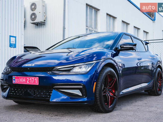 Синий Киа EV6, объемом двигателя 0 л и пробегом 63 тыс. км за 26500 $, фото 1 на Automoto.ua