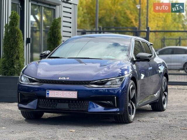 Синий Киа EV6, объемом двигателя 0 л и пробегом 1 тыс. км за 33500 $, фото 1 на Automoto.ua