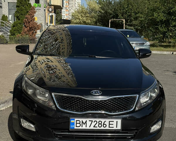 Черный Киа K5, объемом двигателя 2 л и пробегом 222 тыс. км за 9200 $, фото 1 на Automoto.ua