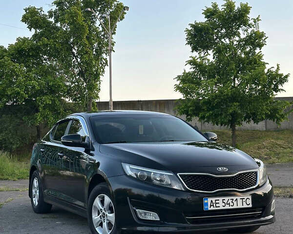 Черный Киа K5, объемом двигателя 2 л и пробегом 136 тыс. км за 8600 $, фото 1 на Automoto.ua