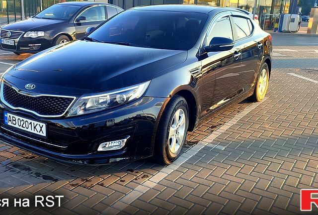 Черный Киа K5, объемом двигателя 2 л и пробегом 130 тыс. км за 12500 $, фото 1 на Automoto.ua
