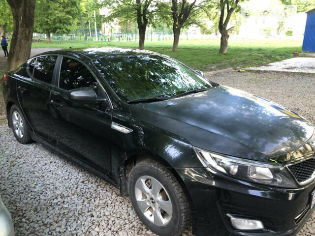 Черный Киа K5, объемом двигателя 2 л и пробегом 276 тыс. км за 9000 $, фото 1 на Automoto.ua