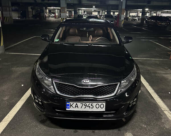 Черный Киа K5, объемом двигателя 2 л и пробегом 121 тыс. км за 11999 $, фото 1 на Automoto.ua