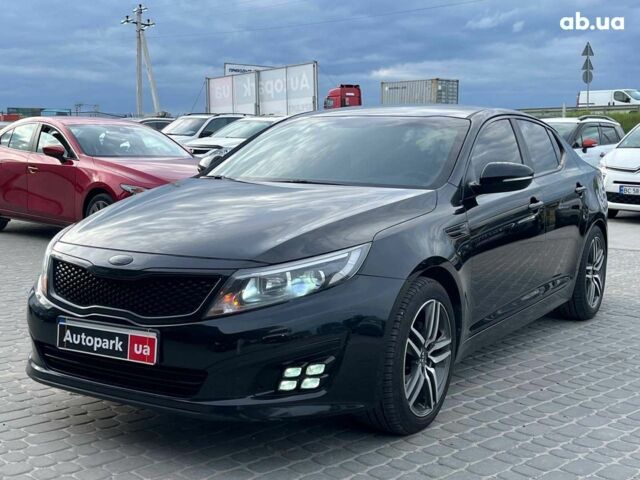 Черный Киа K5, объемом двигателя 2 л и пробегом 135 тыс. км за 9590 $, фото 1 на Automoto.ua