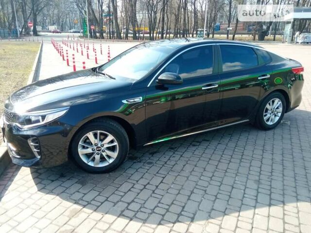 Черный Киа K5, объемом двигателя 2 л и пробегом 94 тыс. км за 12200 $, фото 1 на Automoto.ua