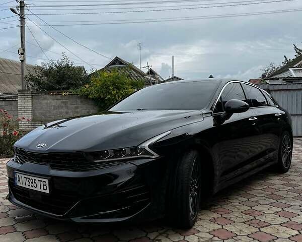 Черный Киа K5, объемом двигателя 2 л и пробегом 98 тыс. км за 27800 $, фото 1 на Automoto.ua