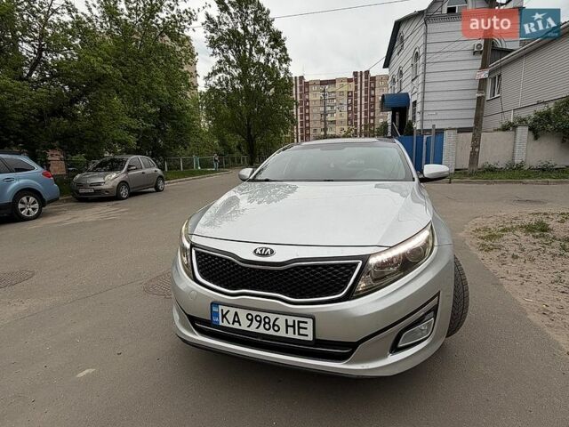Серый Киа K5, объемом двигателя 2 л и пробегом 170 тыс. км за 9800 $, фото 1 на Automoto.ua