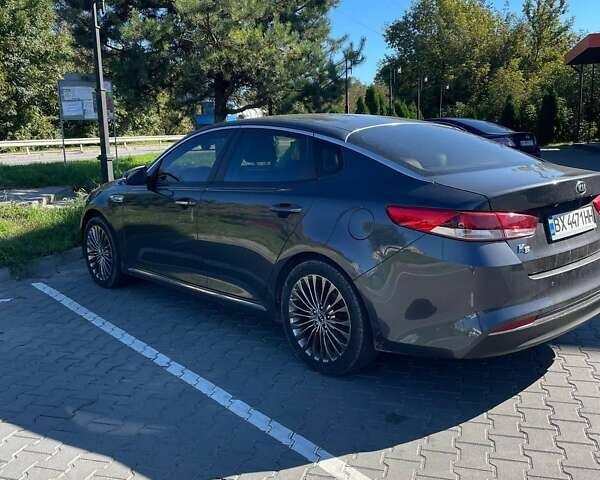 Сірий Кіа K5, об'ємом двигуна 2 л та пробігом 104 тис. км за 11500 $, фото 1 на Automoto.ua