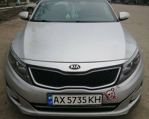 Серый Киа K5, объемом двигателя 2 л и пробегом 257 тыс. км за 8500 $, фото 1 на Automoto.ua