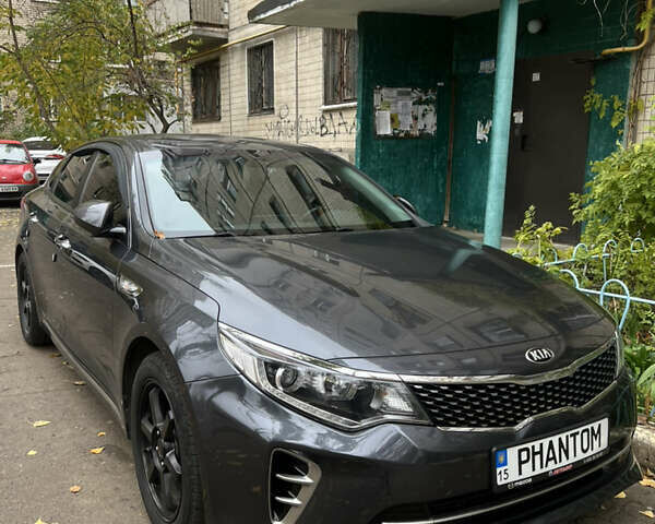 Сірий Кіа K5, об'ємом двигуна 2 л та пробігом 210 тис. км за 13100 $, фото 1 на Automoto.ua