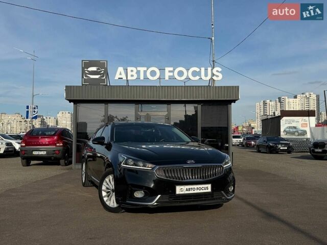Черный Киа K7, объемом двигателя 3 л и пробегом 194 тыс. км за 13490 $, фото 1 на Automoto.ua