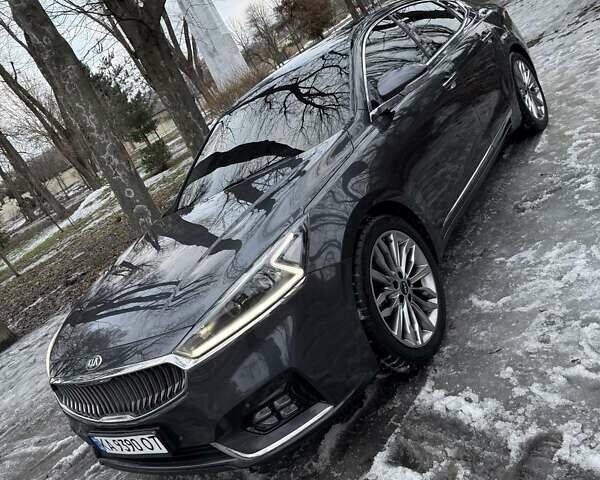 Сірий Кіа K7, об'ємом двигуна 3 л та пробігом 53 тис. км за 17700 $, фото 1 на Automoto.ua