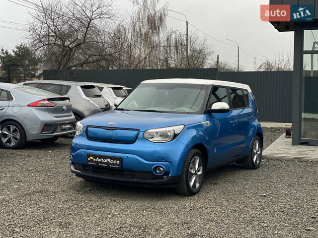 Синий Киа Soul EV, объемом двигателя 0 л и пробегом 88 тыс. км за 10700 $, фото 1 на Automoto.ua