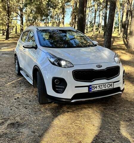 Білий Кіа Sportage, об'ємом двигуна 2 л та пробігом 88 тис. км за 19200 $, фото 1 на Automoto.ua