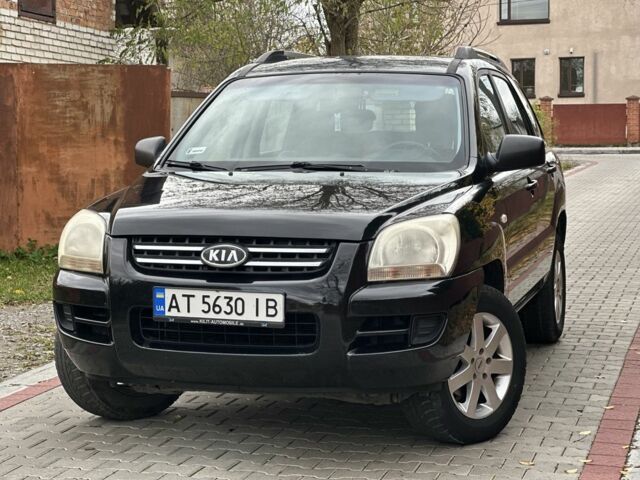 Черный Киа Sportage, объемом двигателя 2 л и пробегом 262 тыс. км за 5350 $, фото 1 на Automoto.ua