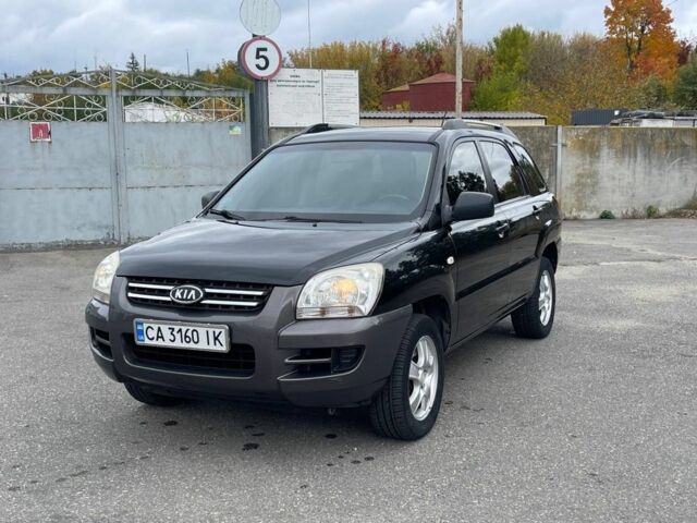 Черный Киа Sportage, объемом двигателя 2 л и пробегом 202 тыс. км за 6500 $, фото 1 на Automoto.ua