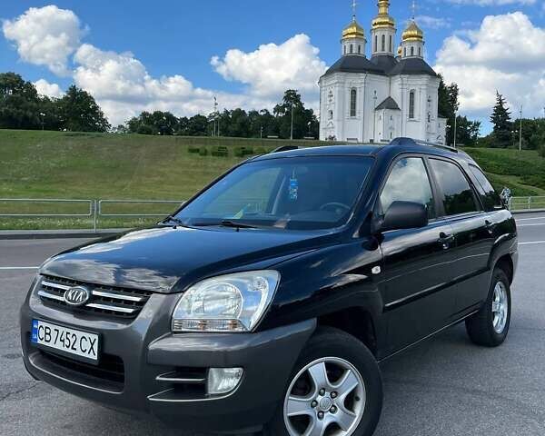 Чорний Кіа Sportage, об'ємом двигуна 1.98 л та пробігом 200 тис. км за 7900 $, фото 1 на Automoto.ua