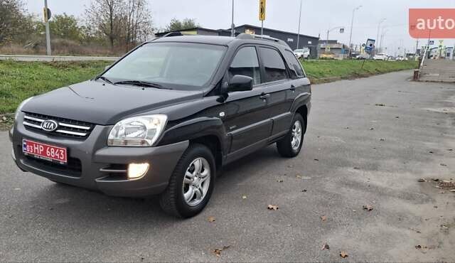 Черный Киа Sportage, объемом двигателя 2 л и пробегом 170 тыс. км за 8700 $, фото 1 на Automoto.ua