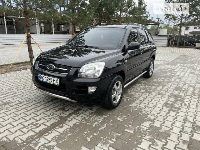 Чорний Кіа Sportage, об'ємом двигуна 1.98 л та пробігом 218 тис. км за 7250 $, фото 1 на Automoto.ua