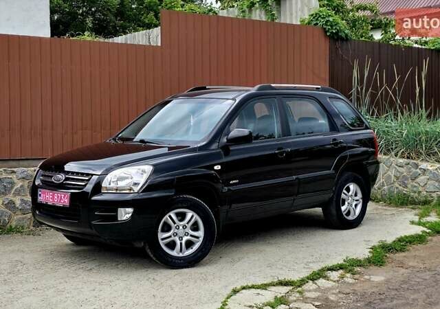 Чорний Кіа Sportage, об'ємом двигуна 2 л та пробігом 172 тис. км за 7999 $, фото 1 на Automoto.ua