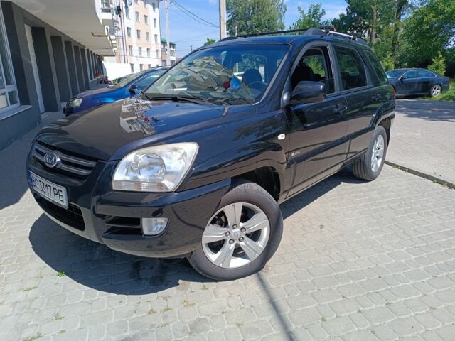 Черный Киа Sportage, объемом двигателя 2 л и пробегом 221 тыс. км за 8900 $, фото 1 на Automoto.ua