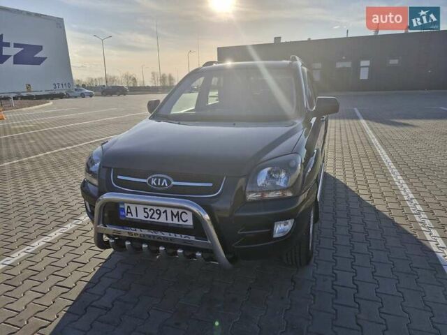 Черный Киа Sportage, объемом двигателя 2 л и пробегом 202 тыс. км за 8300 $, фото 1 на Automoto.ua
