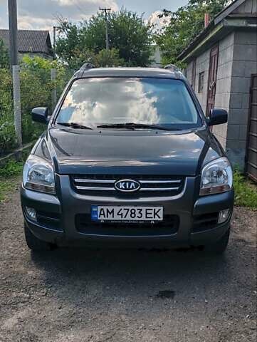 Черный Киа Sportage, объемом двигателя 2 л и пробегом 277 тыс. км за 7500 $, фото 1 на Automoto.ua