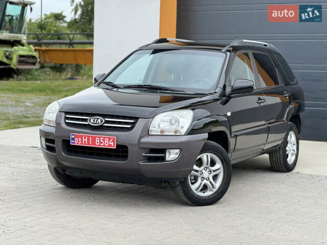 Черный Киа Sportage, объемом двигателя 2 л и пробегом 206 тыс. км за 6999 $, фото 1 на Automoto.ua