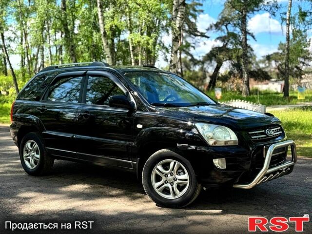 Черный Киа Sportage, объемом двигателя 2 л и пробегом 170 тыс. км за 7999 $, фото 1 на Automoto.ua