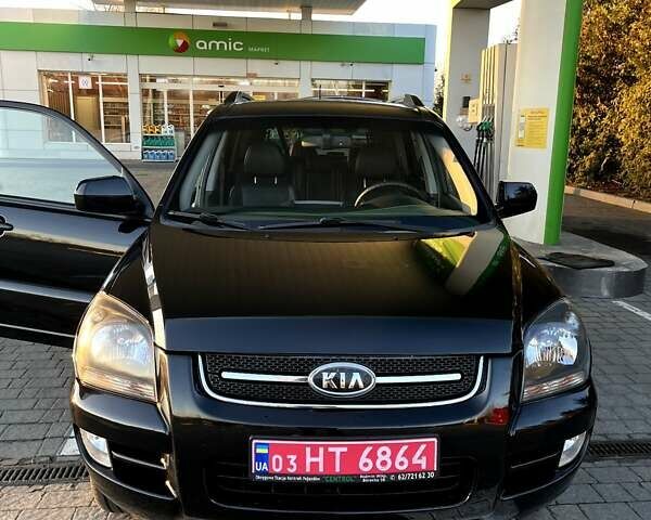 Черный Киа Sportage, объемом двигателя 2 л и пробегом 226 тыс. км за 8800 $, фото 1 на Automoto.ua