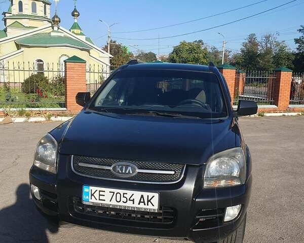 Чорний Кіа Sportage, об'ємом двигуна 2 л та пробігом 290 тис. км за 8200 $, фото 1 на Automoto.ua
