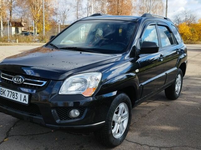 Черный Киа Sportage, объемом двигателя 2 л и пробегом 245 тыс. км за 8000 $, фото 1 на Automoto.ua