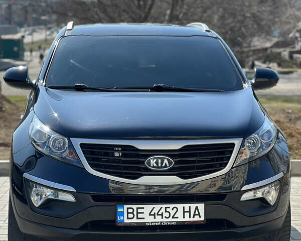 Черный Киа Sportage, объемом двигателя 2 л и пробегом 150 тыс. км за 12500 $, фото 1 на Automoto.ua