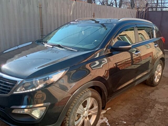 Черный Киа Sportage, объемом двигателя 2 л и пробегом 250 тыс. км за 16500 $, фото 1 на Automoto.ua