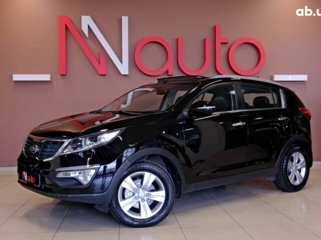 Черный Киа Sportage, объемом двигателя 2 л и пробегом 185 тыс. км за 12900 $, фото 1 на Automoto.ua