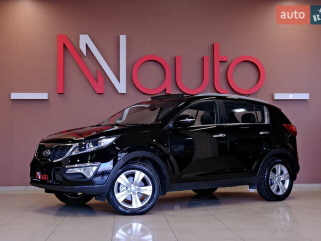 Черный Киа Sportage, объемом двигателя 2 л и пробегом 185 тыс. км за 12900 $, фото 1 на Automoto.ua