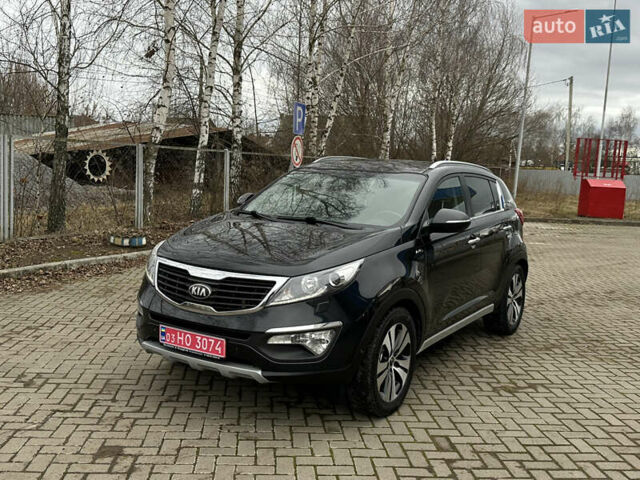 Чорний Кіа Sportage, об'ємом двигуна 2 л та пробігом 225 тис. км за 14500 $, фото 1 на Automoto.ua
