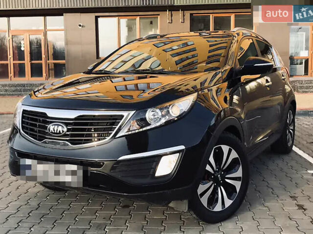 Черный Киа Sportage, объемом двигателя 2 л и пробегом 161 тыс. км за 12700 $, фото 1 на Automoto.ua
