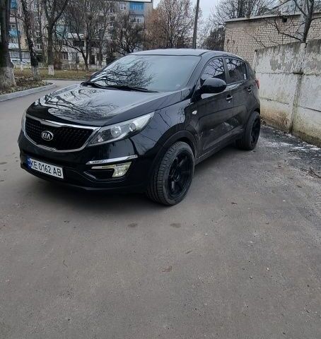 Черный Киа Sportage, объемом двигателя 2 л и пробегом 188 тыс. км за 14000 $, фото 1 на Automoto.ua