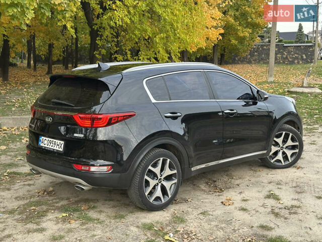 Черный Киа Sportage, объемом двигателя 2 л и пробегом 187 тыс. км за 19900 $, фото 1 на Automoto.ua